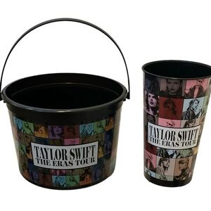 Taylor Swift popcorn bucket and cup and bonus picture